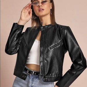 Leather jacket size xs